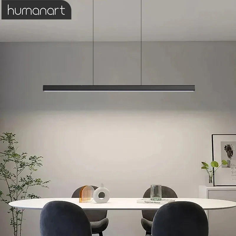 

Modern Minimalist LED Pendant Light Island For Dinning Living Room Table Kitchen Bar Home Decor White Black Lamp Indoor Lighting