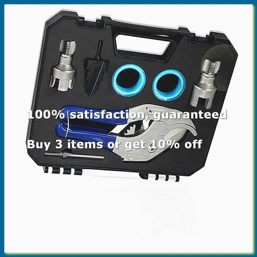 1/2 Inch 3/4 Inch PPR Pipe Complete Threading Kit with Internal External Taps Dies Reamer Pipe for DN15 DN20 Plumbing-A26I
