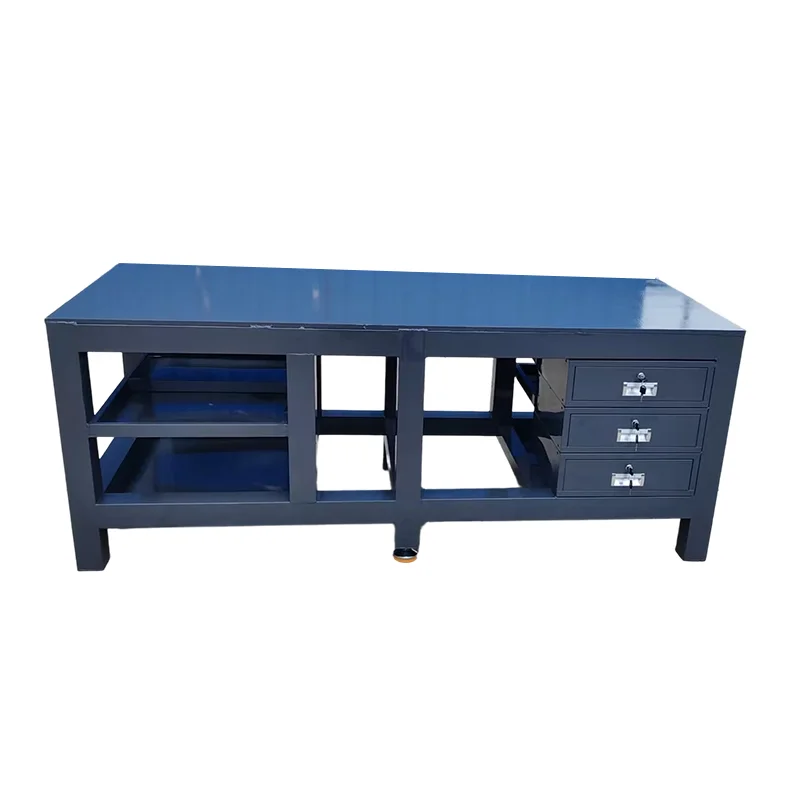 Custom Heavy Duty Mold Maintenance Bench Steel Plate Workbench Fitter Console Flying Mold Table New CE Certified 1-Year Warranty