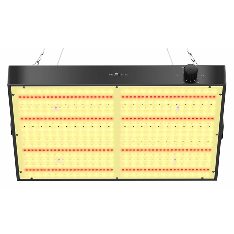 TKOH-300W PB3000 LED Grow Light Full Spectrum With Dimmable Silent Fan For Indoor Plants Flower Vegetable Seedling Lighting