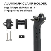 Carbon Fiber Road Bike Seatpost D-Type 15mm Offset Lightweight Bicycle Accessory Suitable for C64 C68 V3Rs V3 V4Rs Models 183g