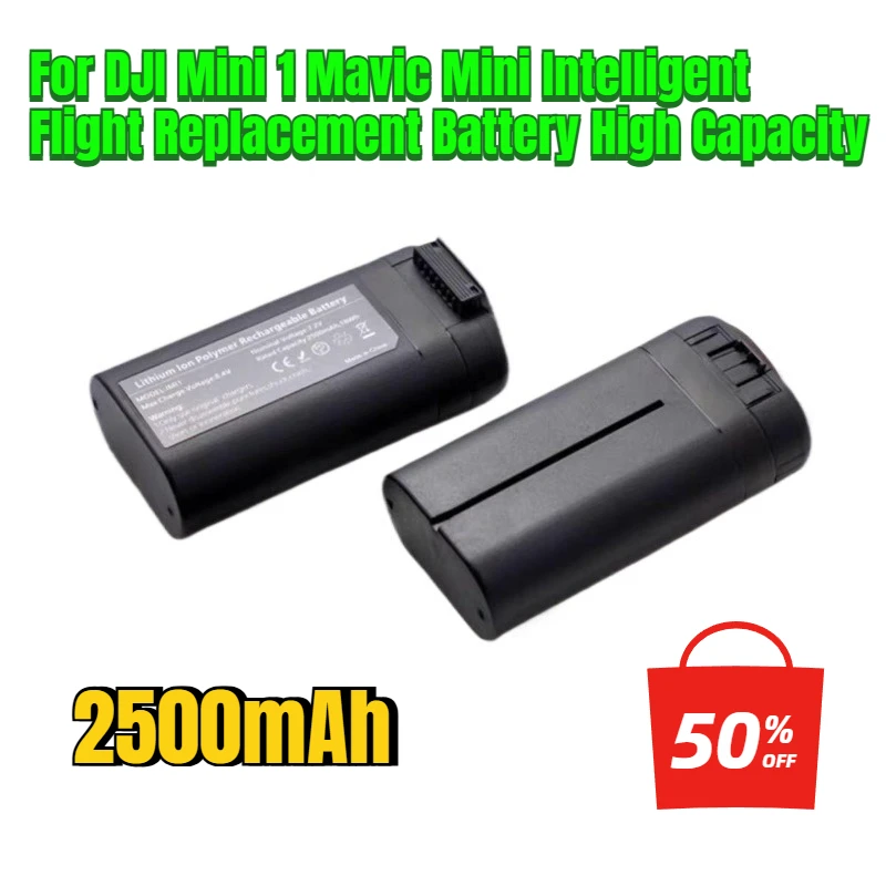 

2500mAh for DJI Mini 1 Mavic Mini Intelligent Flight Replacement Battery High Capacity