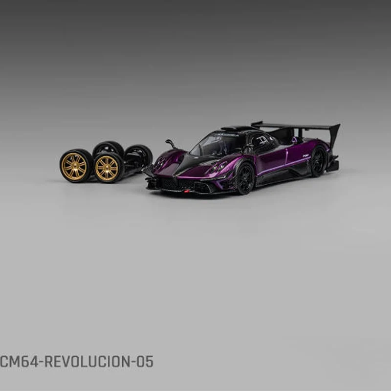 

CMmodel Diecast Original 1:64 Scale Zonda Revolucion Alloy Model Simulation Decoration Souvenirs Gifts Collection Static Display