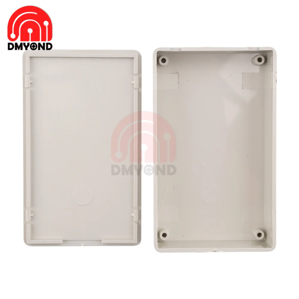 DIY Small Black and White Shell Wire Junction Boxes Plastic Electronic Project Box Enclosure Instrument 100x60x25mm Case