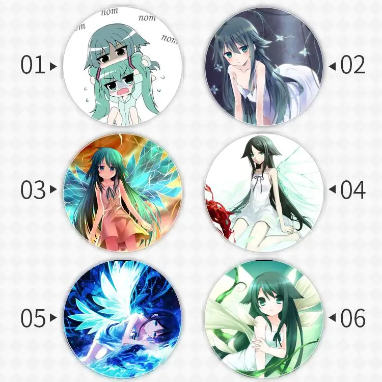 

Saya no Uta The Song of Saya Badge Brooch anchor Peripherals Pin Anime 75mm Children's gift Gift For Friend DIY Hat Fandom