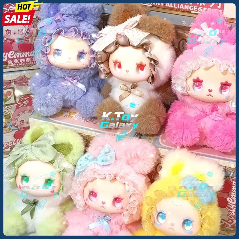 

Lovely Emma Bunny Alliance Series Blind Box Emma Rabbit Alliance BlindBox Vinyl Anime Doll Cute Mystery box Keychain Decor Toys
