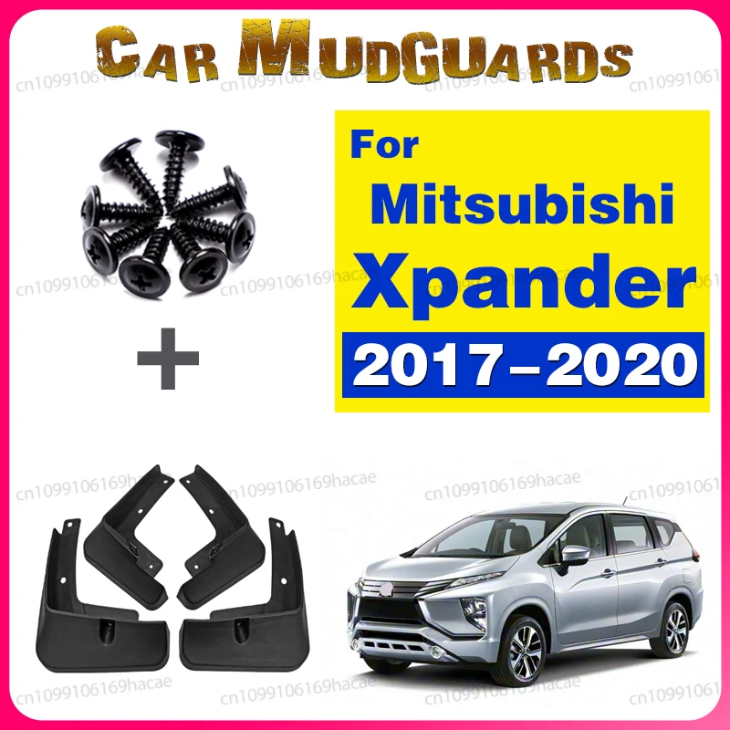 4 шт. прочных брызговиков из АБС-пластика для Mitsubishi Xpander 2017-2020, защита от грязи, легкая установка, автоаксессуары