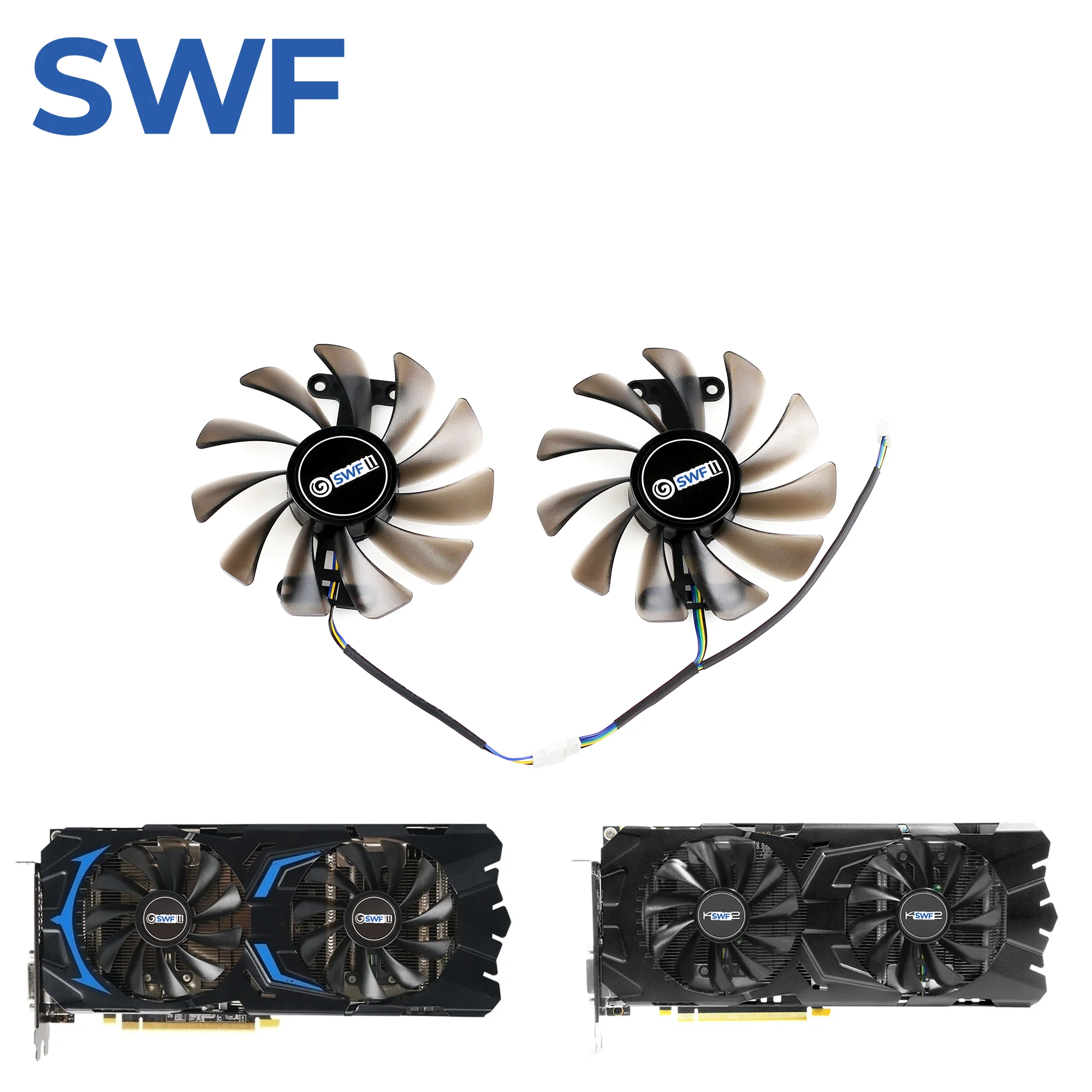 95MM GTX 1070 Cooling Fan Replacement For KFA2 GALAX GeForce GTX 1070 1080 Ti EXOC SNPR Graphics Card Cooler Fan