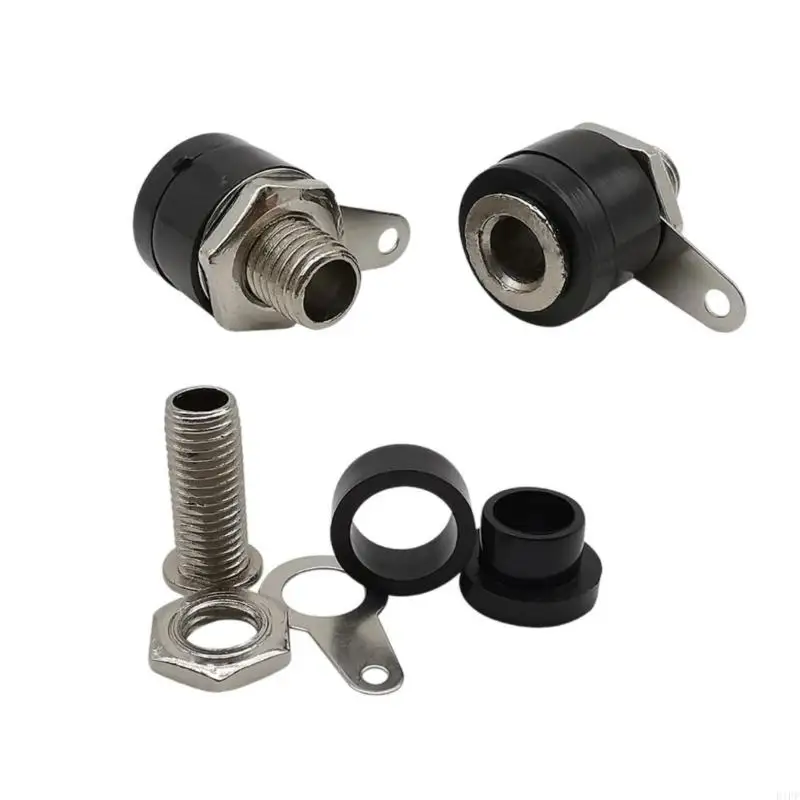 E1PF 4mm Banana Male Plug Female Socket Connector Screw Terminal Binding Post Speaker