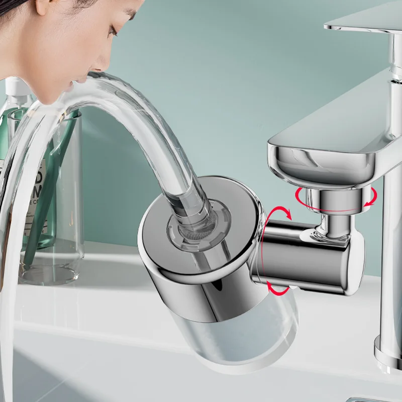 

Универсальный фильтр для крана, удлинитель насадки для воды, защита от брызг, поворотный фильтр с носиком, аэратор с гибким рычагом на гибкой стойке для раковины