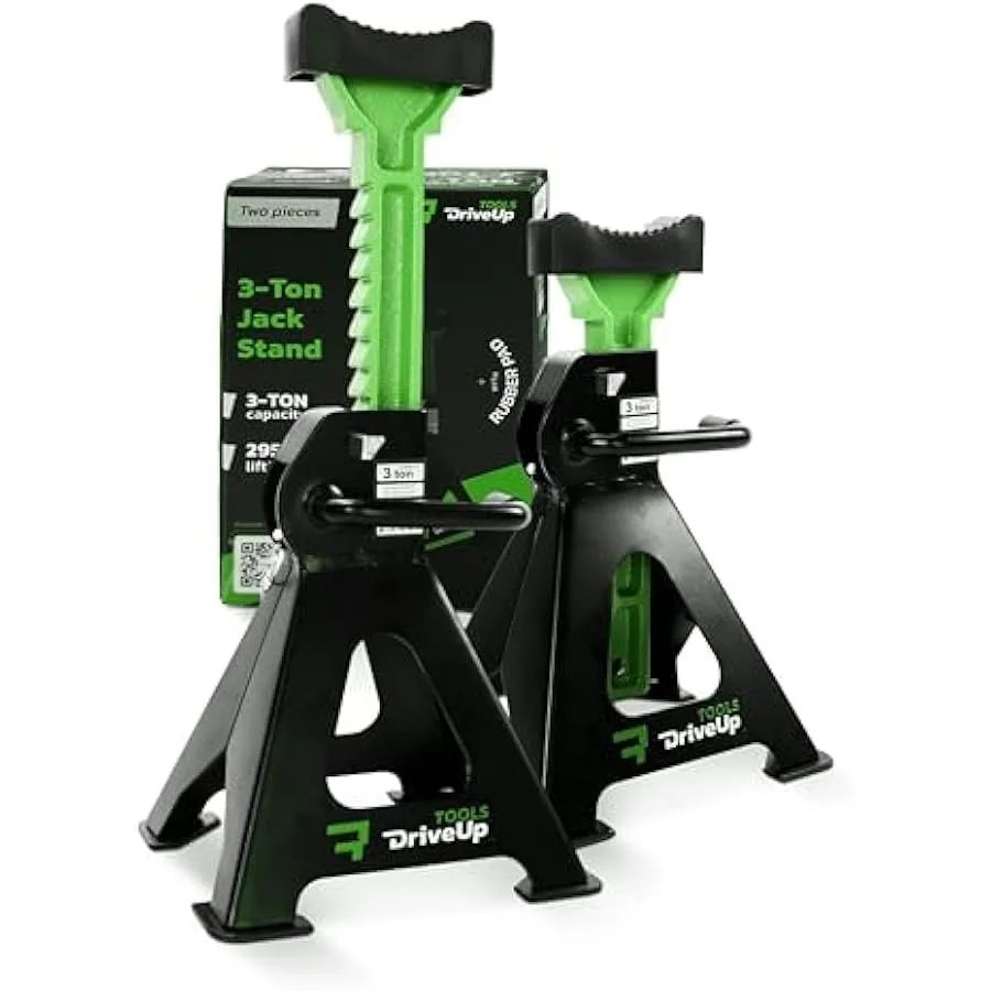 

Jack Stands 3 tons | Adjustable Floor Jackstands Pack of 2 | Extended Lifting Height 116-19 inches | Automotive Lift | Car Stan
