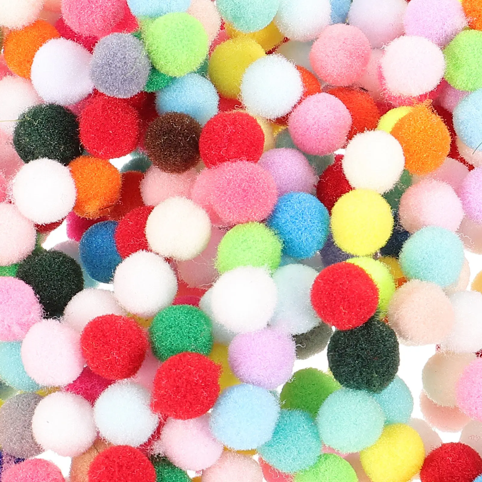 2000Pcs Elastic Colorful Balls DIY Material Kids Manual Crafts Decorations Keychains Colorful Ball Toy Elastic Ball