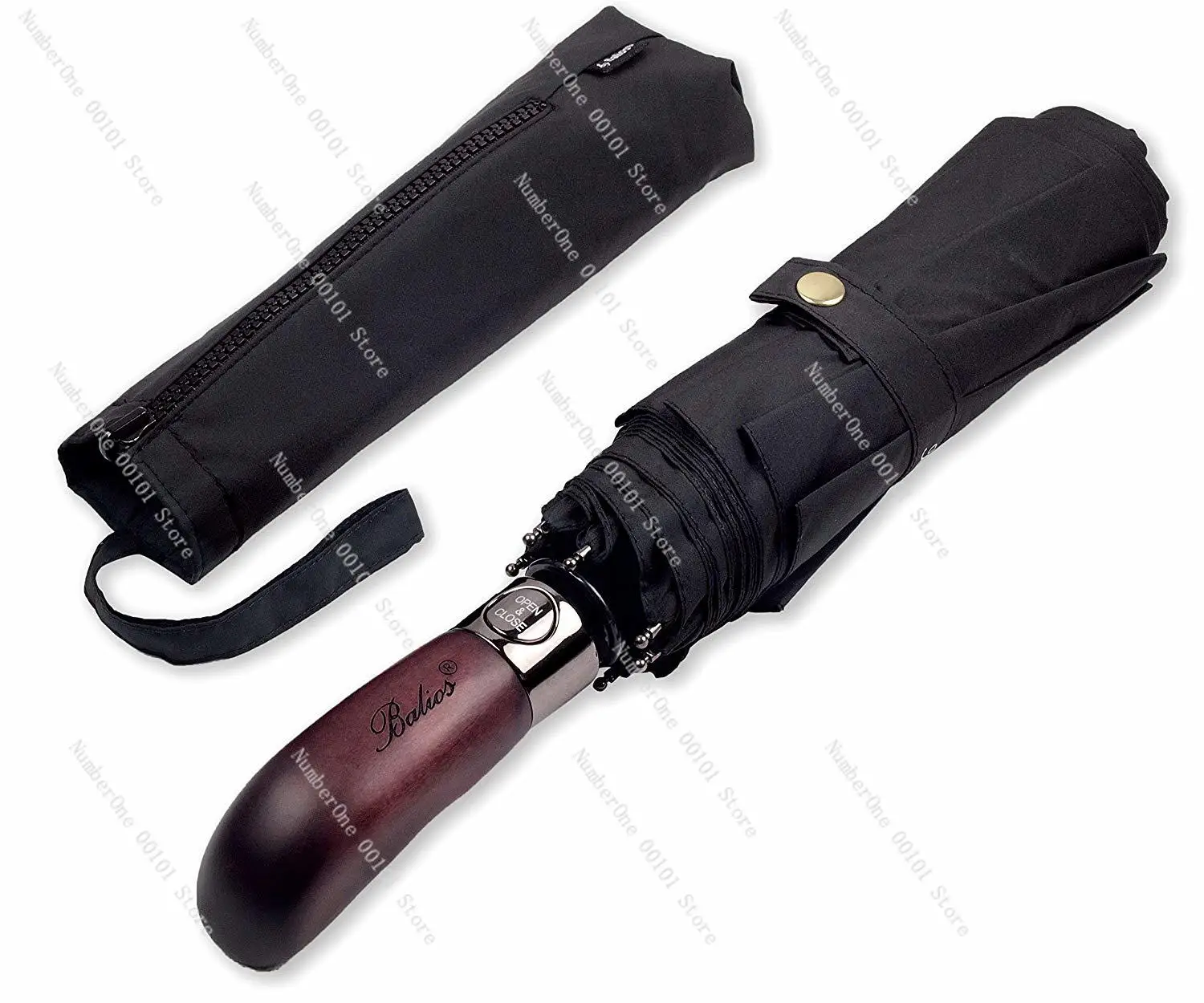 

"Self-folding umbrella, double-layer men's ultra-light wind-resistant sun umbrella"