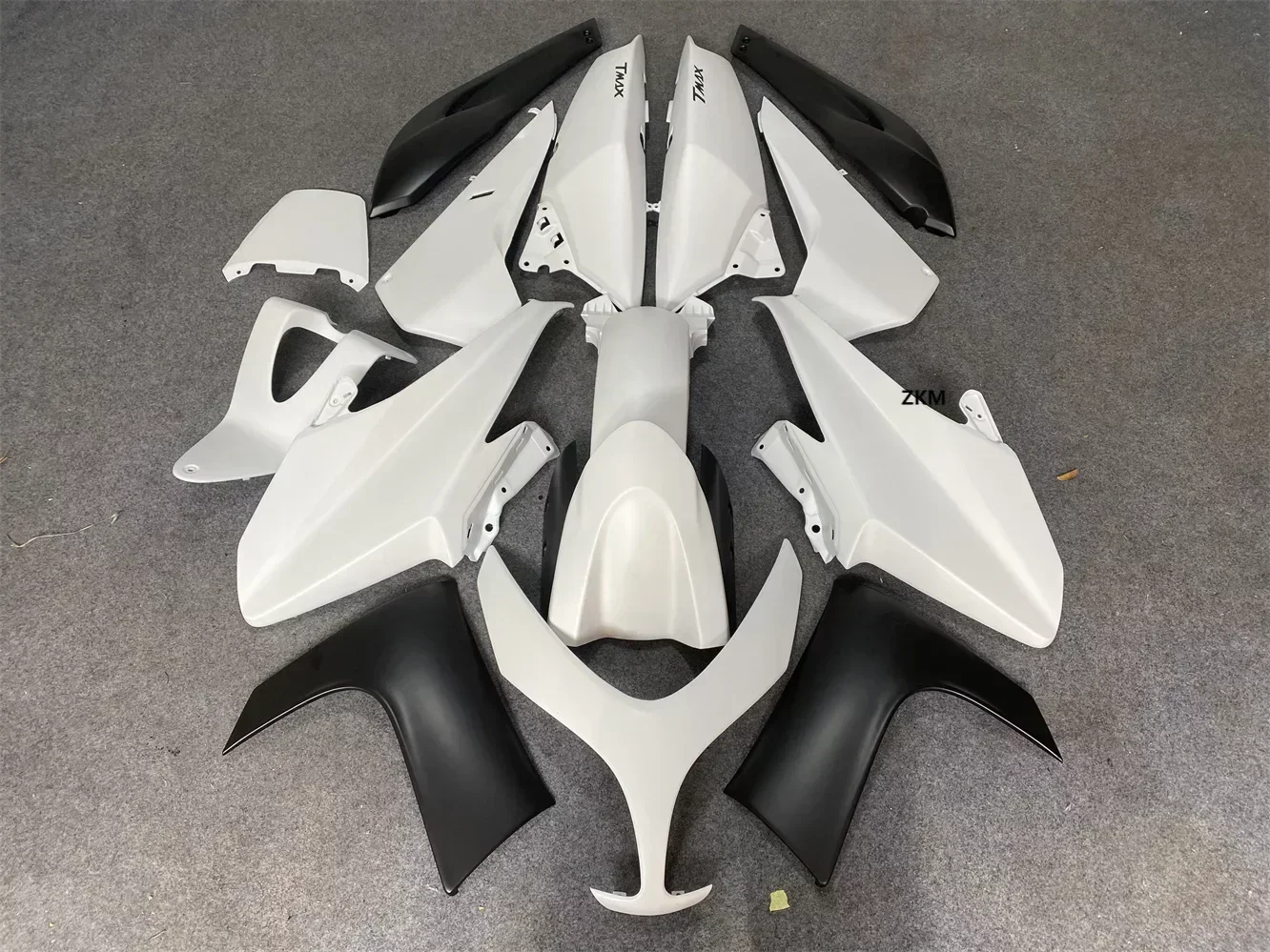 New ABS JP Motorcycle Fairings Kit Fit For YAMAHA TMAX500 2008 2009 2010 2011 08 09 10 11 TMAX Bodywork Set white Glossy