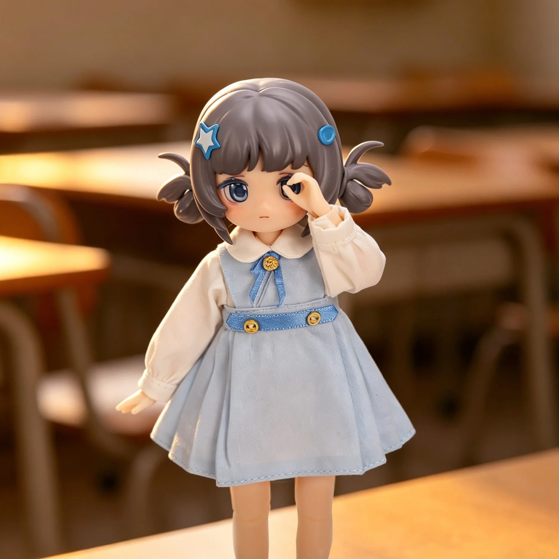 OB11 Academy Style Suit 1/12 BJD YMY Kindergarten Dress Two-Piece Set Freestyle Design Doll Clothes Multiple Colors Optional