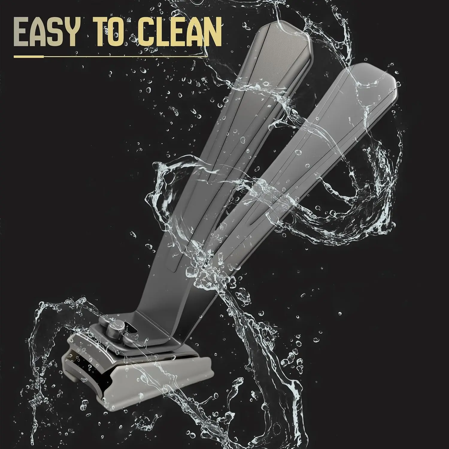 1개 360 °   손톱깎이 확장된 손잡이로 더 쉽게 잡을 수 있도록 설계된 넓은 개구부의 손톱깎이 남녀 공용