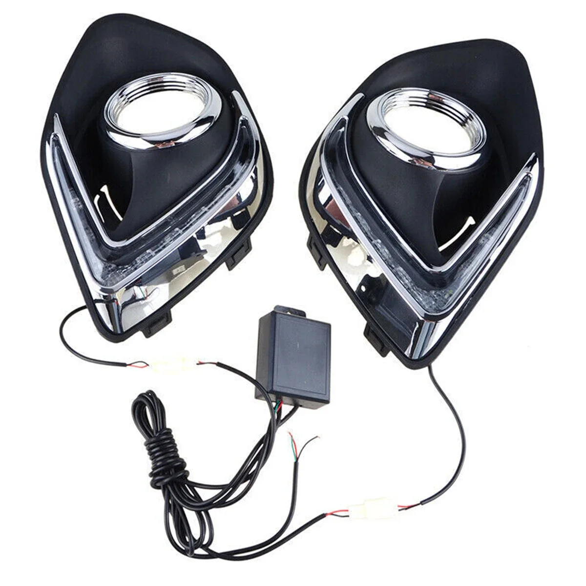 

1 set for Mitsubishi ASX 2013 2014 2015 LED DRL Daytime Running Lights Daytime Running Light Waterproof Fog Lights