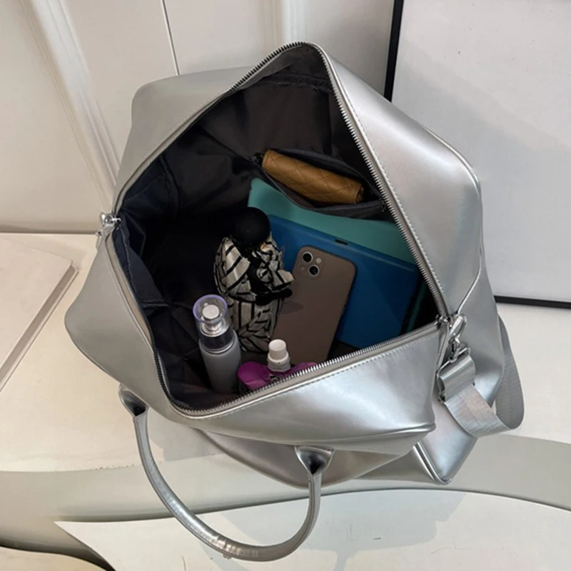 Borsa a tracolla per bagagli da viaggio Borsa a tracolla per allenamento in PU Nuoto Borse a tracolla per yoga Escursionismo all'aperto Shopping Borsone Borsa grande per il fine settimana