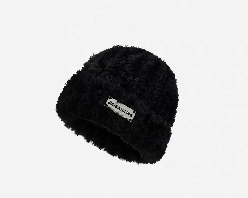 New Knitting Beanies Hat Men Women Big Head Circumference Striped Wool Hat Women Beanie Cap Pullover Hat Beanies Skullies