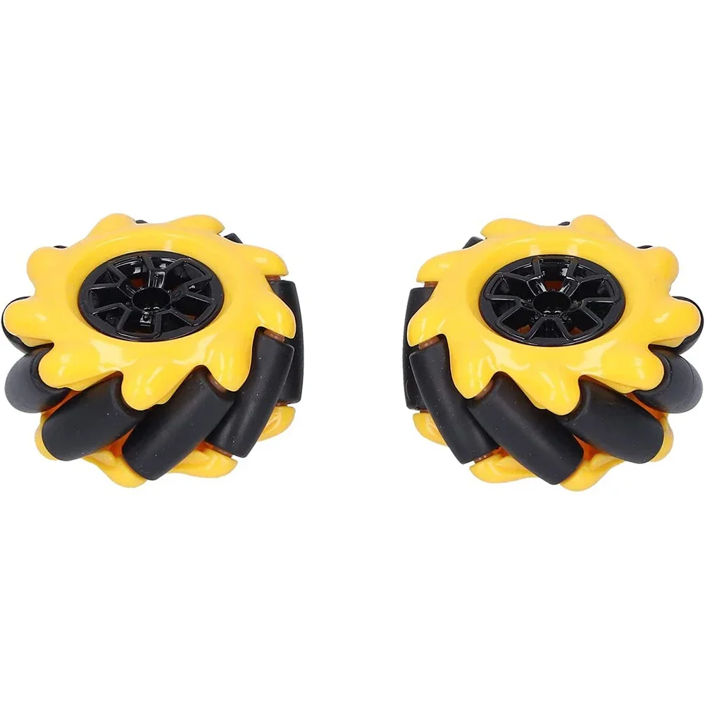 Car Parts Wheels Automation 1-Kit ABS/rubber Accessories Car Part Mecanum Wheel Omnidirectional Wheel Brand New