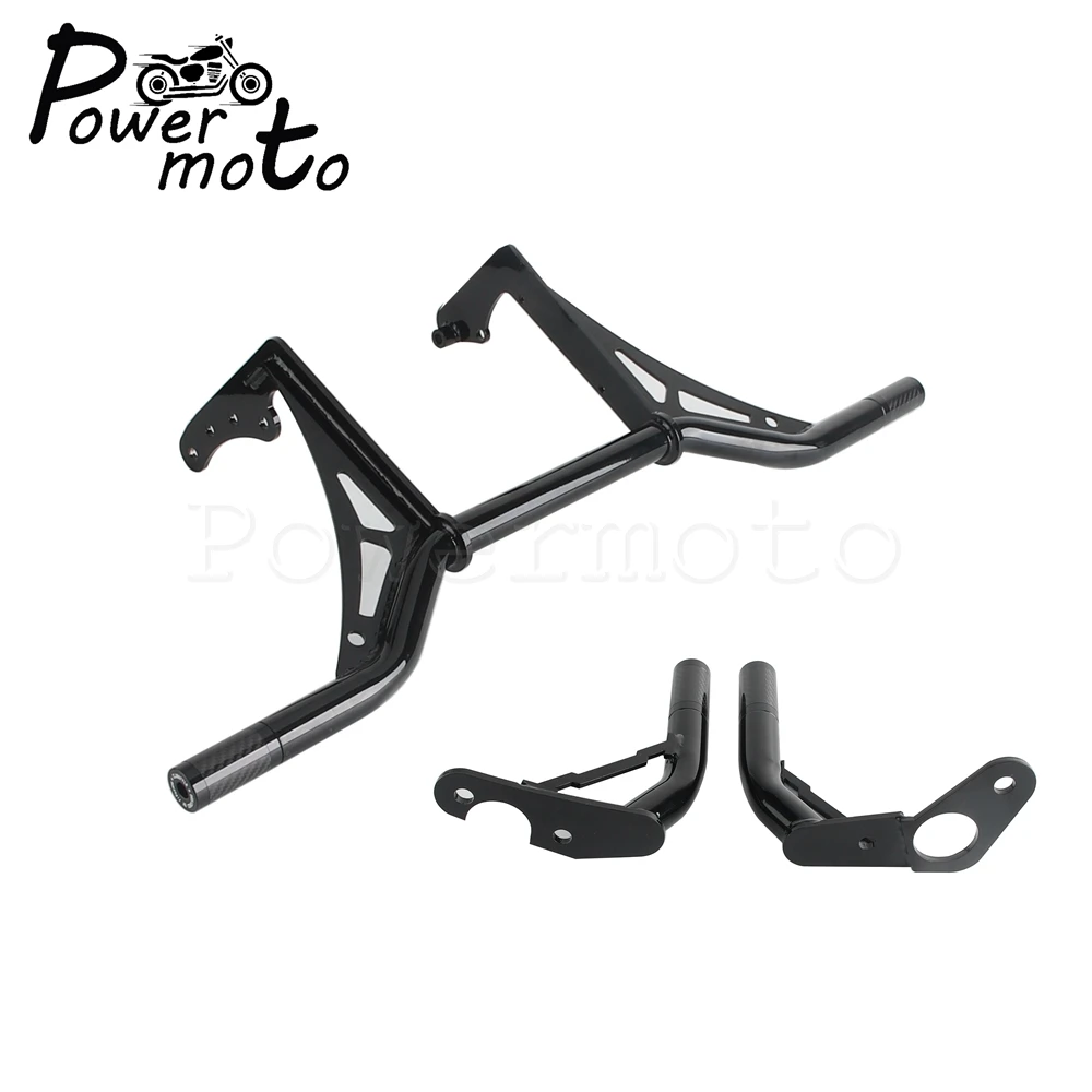 شريط أوتاد التصادم الأمامي والخلفي لدراجة Harley Softail Street Bob FXBB FXBBS Low Rider ST FXLRST S FXLRS FXLR Fat Bob FXFB FXFBS 2018-2024