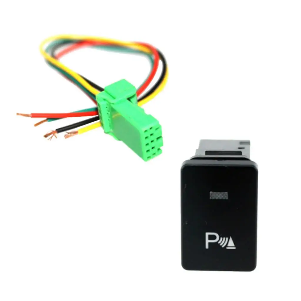 LED Light Push Button Switch Car ABS Material Parking Pattern Control Harness for Toyota for camry Prado