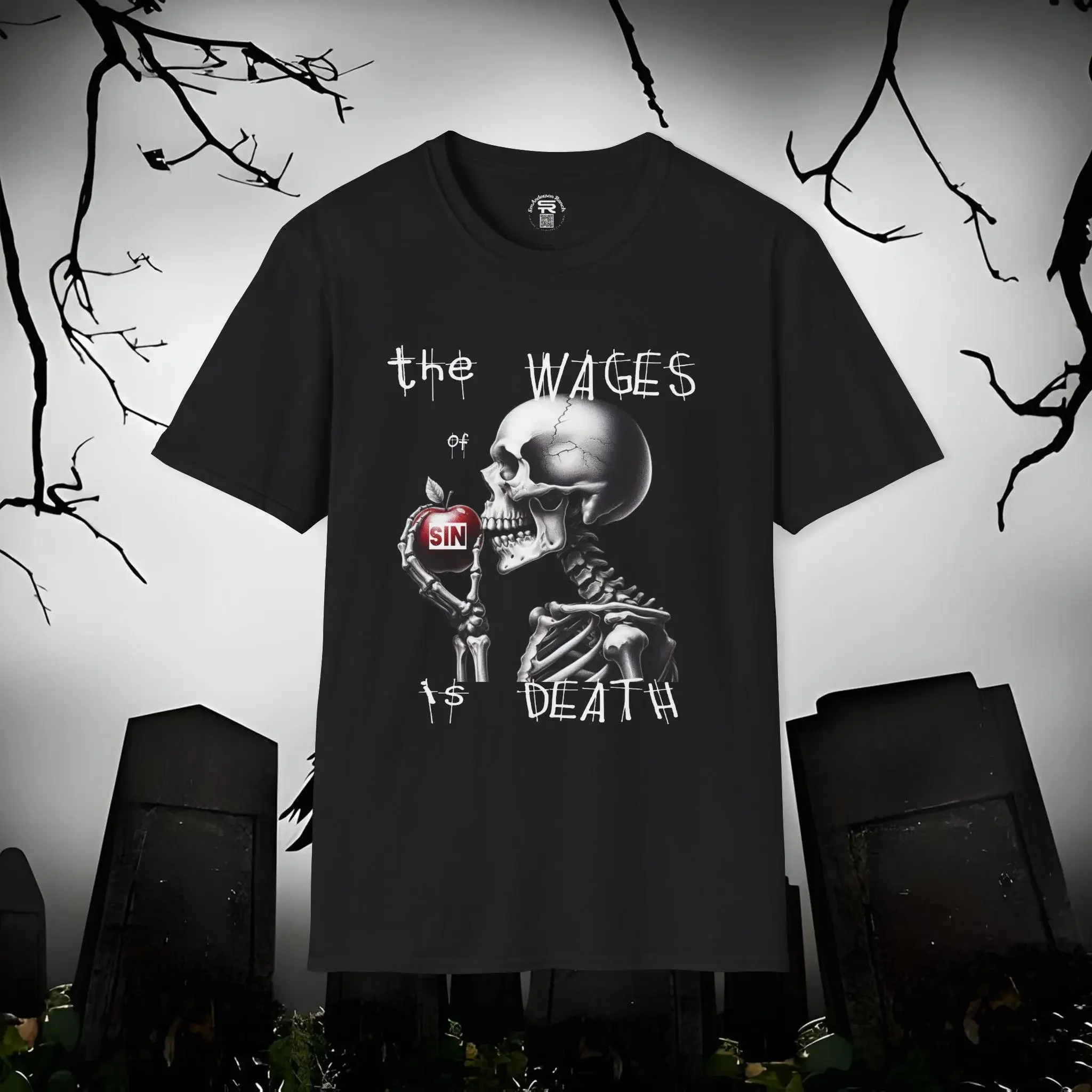 Wages of sin death Bible Verse Traditional Orthodox Catholic Christian Religious T Shirt