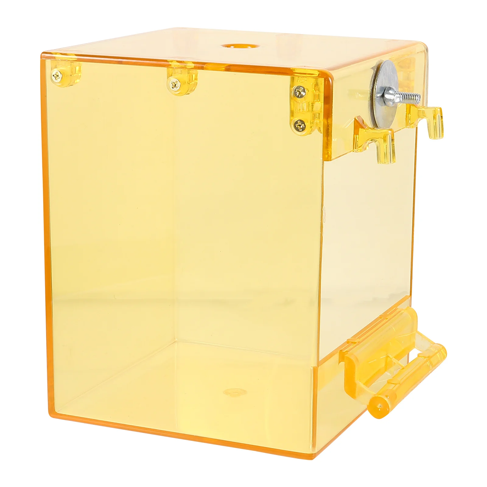 

Parrot Bath Box Bird Bathtub Hanging Tub Cleaning Stress Relief Transparent Bowl Eco-Friendly Bird Bath Box