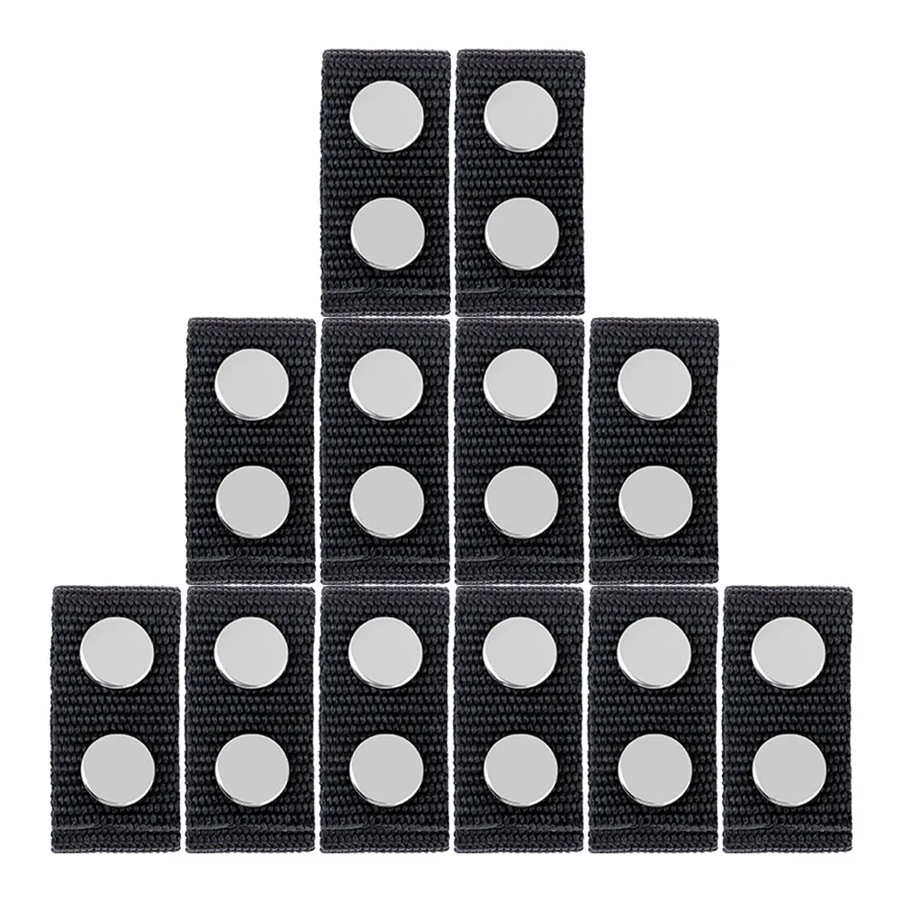 

12 Pcs Belt Buckle Fixed Buckles Outdoor Special Keepers Holders Practical Nylon Snap