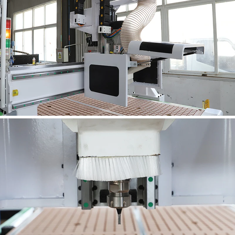 The 1325 type CNC woodworking carving machine is equipped with automatic tool change
