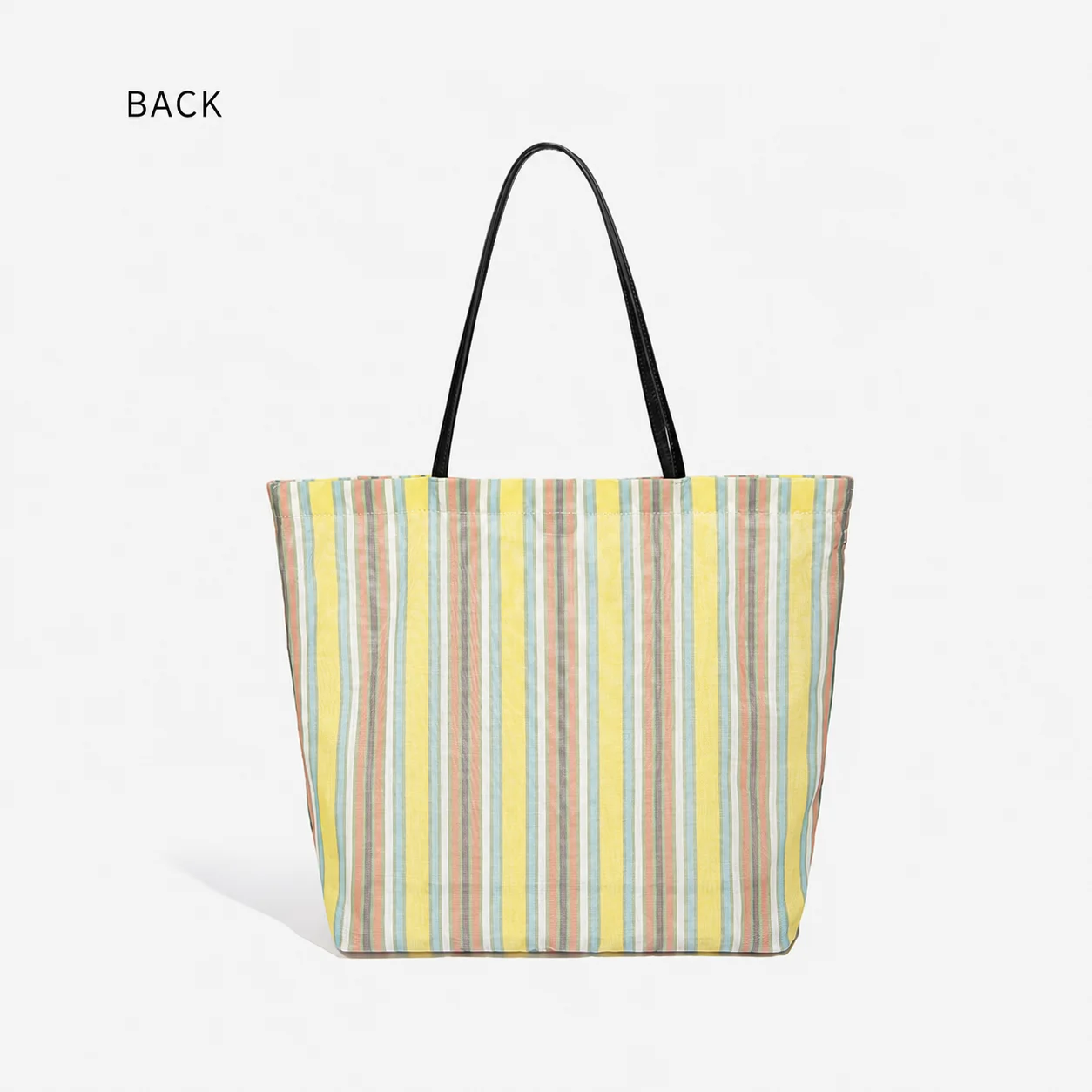 Handtasche mit offenem Oberteil, gestreifte Tragetasche, große Schultertasche, Street-Handtasche für den täglichen Arbeitsweg, lässige Ausflüge – Detail 11