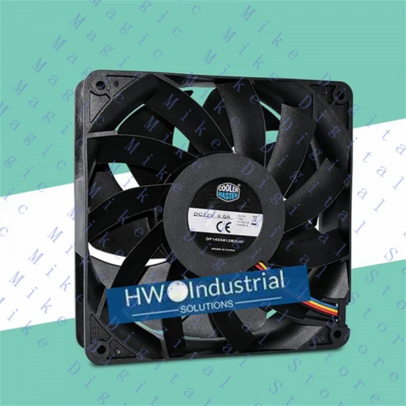 

H 1/ шт. DF1403812B2UN 14038 12 В 4,0 А 14 см для Cooler Master Chassis Вентилятор охлаждения
