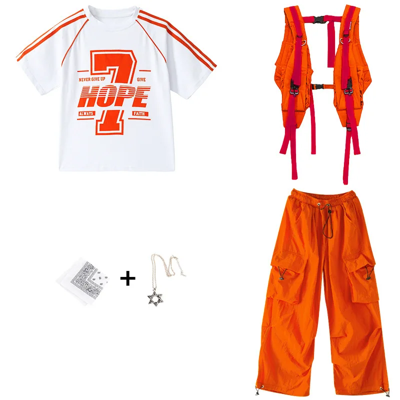 ملابس المسرح للأطفال الأولاد مجموعة الطبول أزياء الهيب هوب للفتيات ملابس أداء الرقص