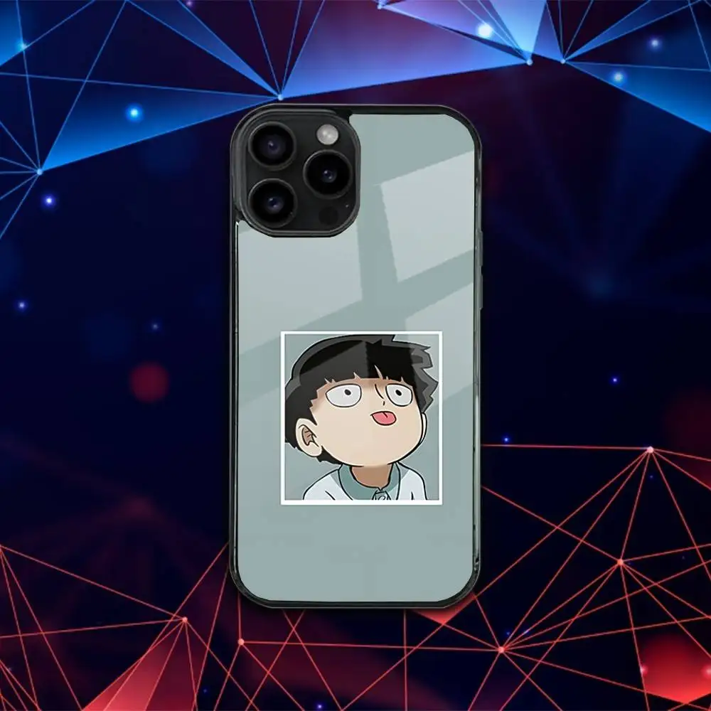 M-Mob Anime Psycho 100 Phone Case For iPhone 17,16,15,14,13,12,11,Pro,Max,Plus,Mini,SE4,E Magnetic Magsafe Wireless Charging