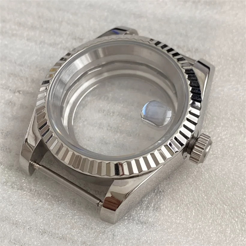 

36mm/39mm Stainless Steel Watch Case With Sapphire Glass Mirror Surface Suitable For NH35 NH36 Movement Watch Accessories