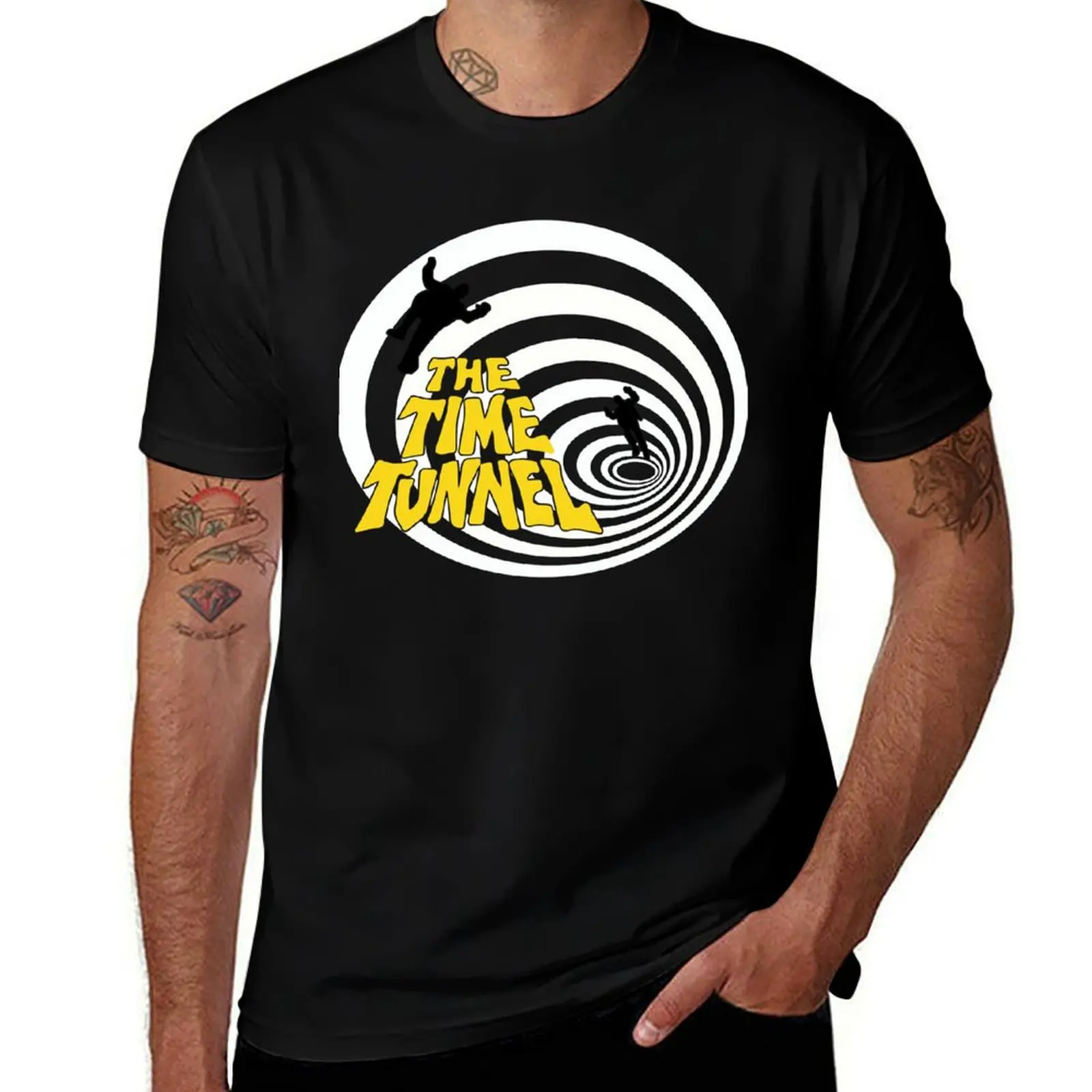 Time Tunnel Shirt Sticker Hoodie mask T-Shirt cotton t shirt man t shirt men 100% cotton luxury brand t man luxury T-Shirt