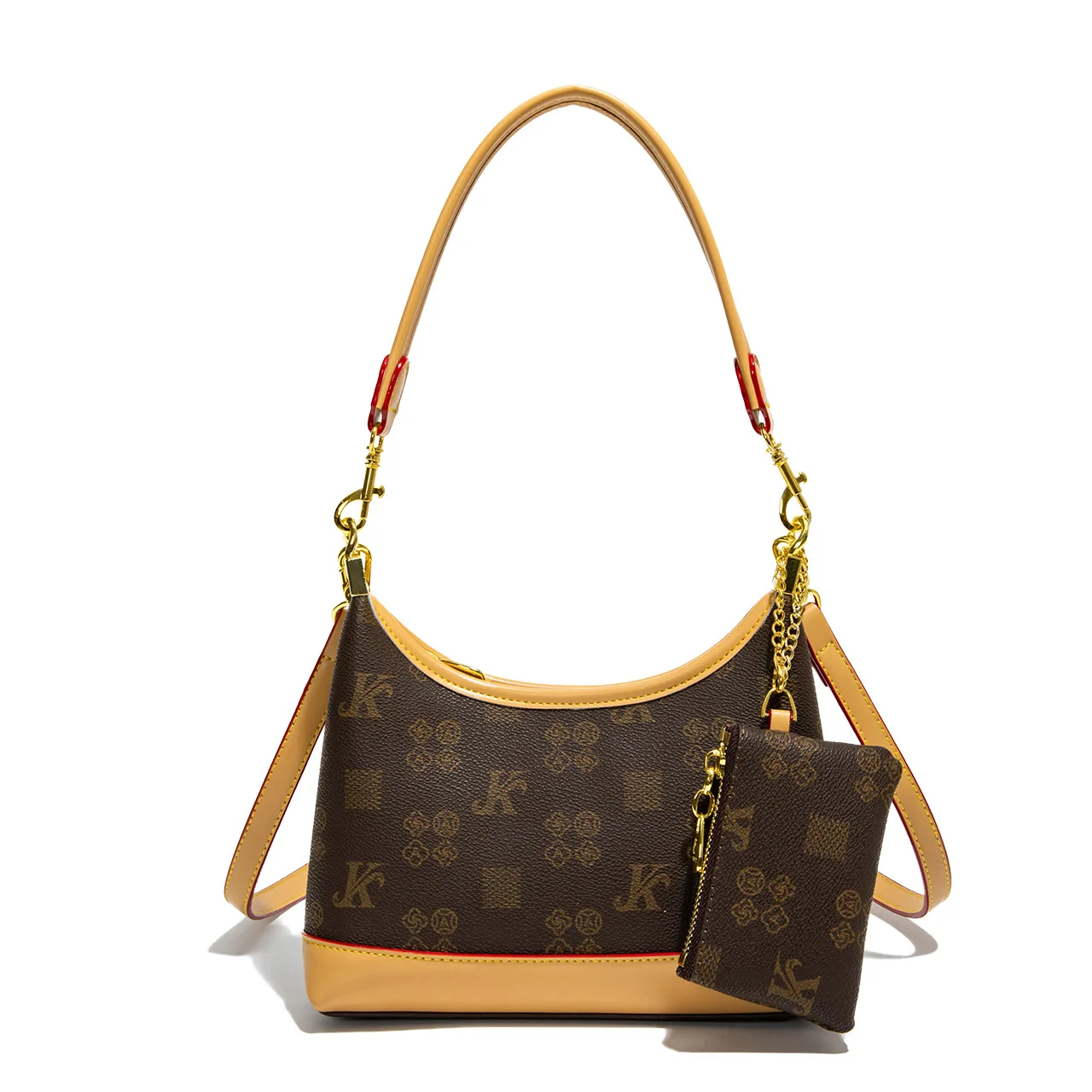 

2025 Monogram Shoulder Bag, Versatile Crossbody Tote for Women, Commuter Top Handle Purse, Minimalist Day-to-Night Bag