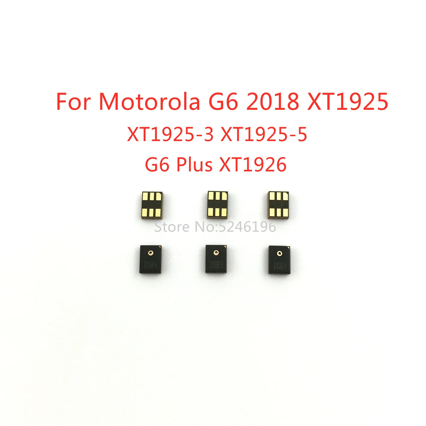 10pcs-100pcs Microphone Inner MIC Receiver Speaker For Motorola Moto 1S G6 Plus 2018 G6Plus XT1926 XT1925 XT1925-3 XT1925-5