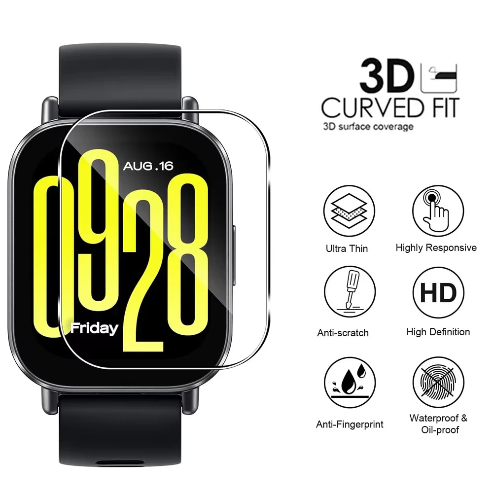 1-5Pcs Tempered Glass For Xiaomi Redmi Watch 5 Active/Lite Accessories HD Clear Screen Protector Film for Mi Redmi Watch 5 Lite view 4