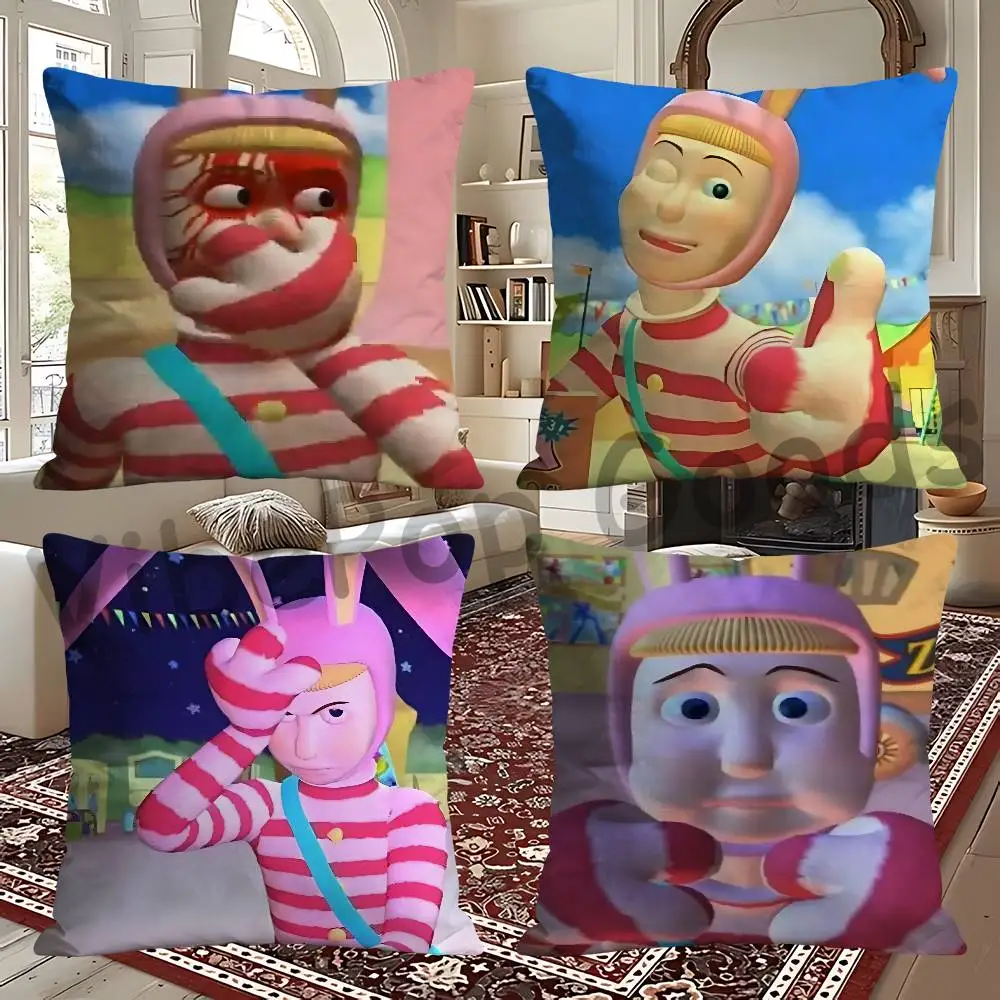 Popee the P-Performer Print Cushion Cover Aesthetic Bedroom Decor 30x30 65x65 40x40 45x45 50x50 cm