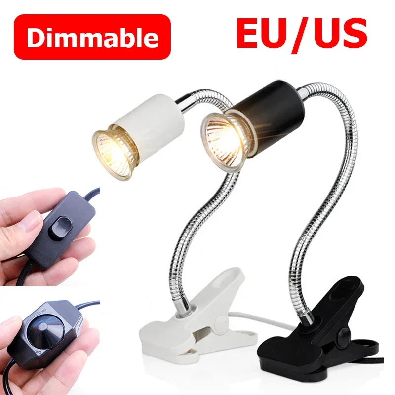 UVA+UVB 3.0 Reptile Lamp Set Clip-on Lamp Holder Bulb Thermometer Hygrometer Turtle Tortoises Lizard Sunlight Basking Heat Light