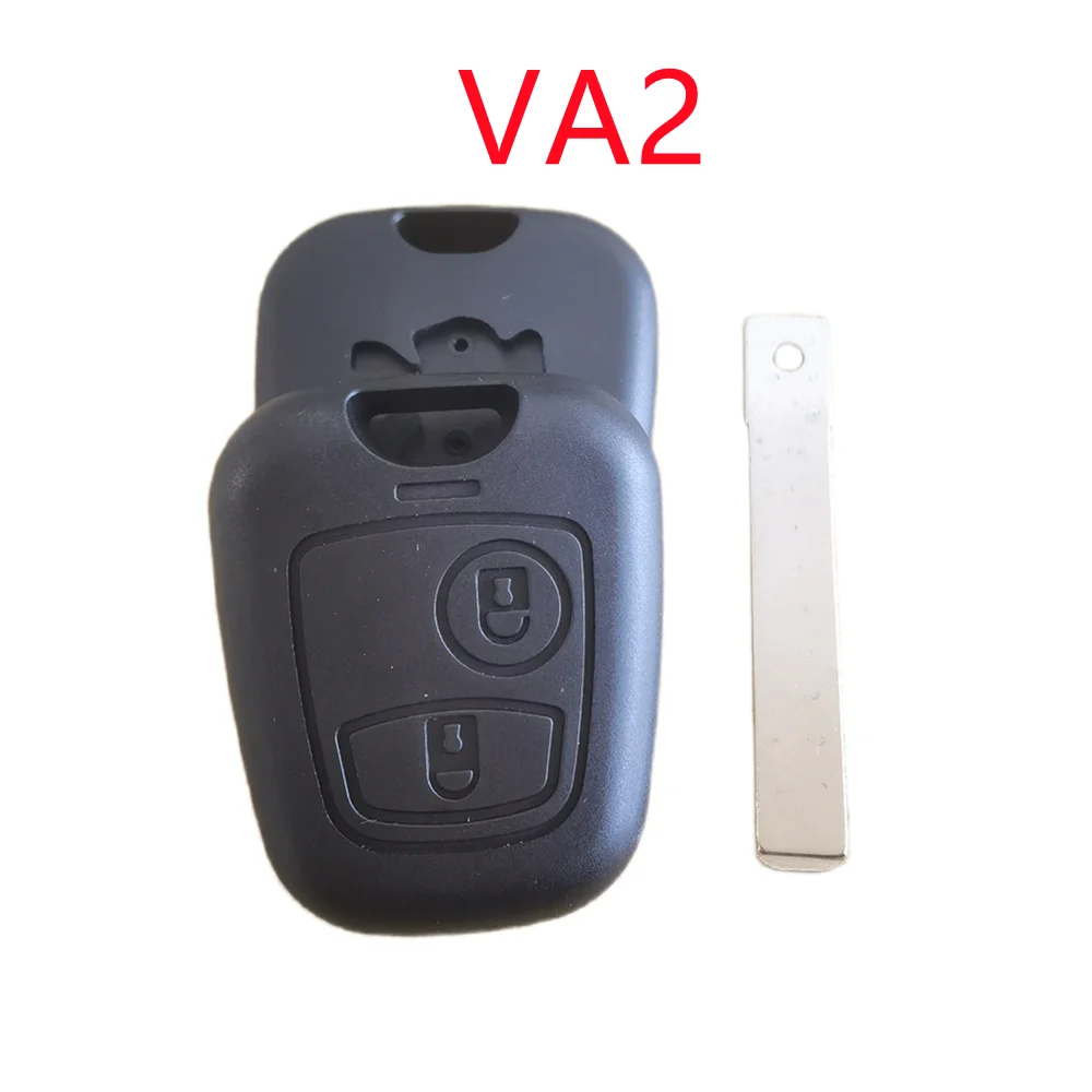 

2 Buttons Remote Key Shell Case for Peugeot 307 with VA2 Blade