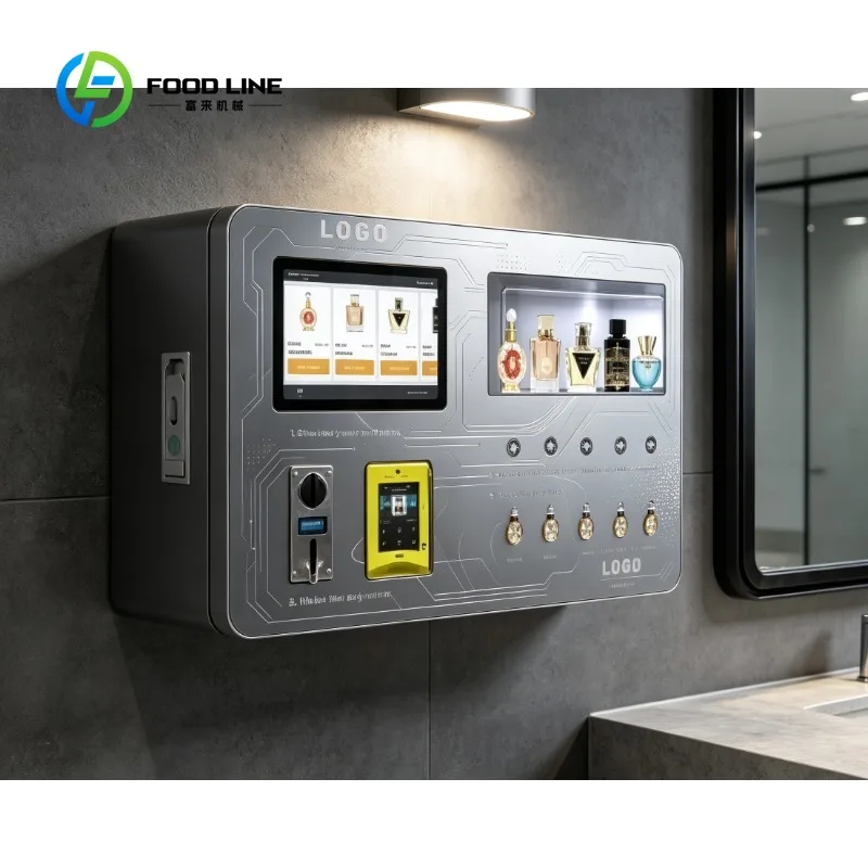 Perfume Vending Equipment, wholesale configurable wall & desktop layout for commercial self-service fragrance spray