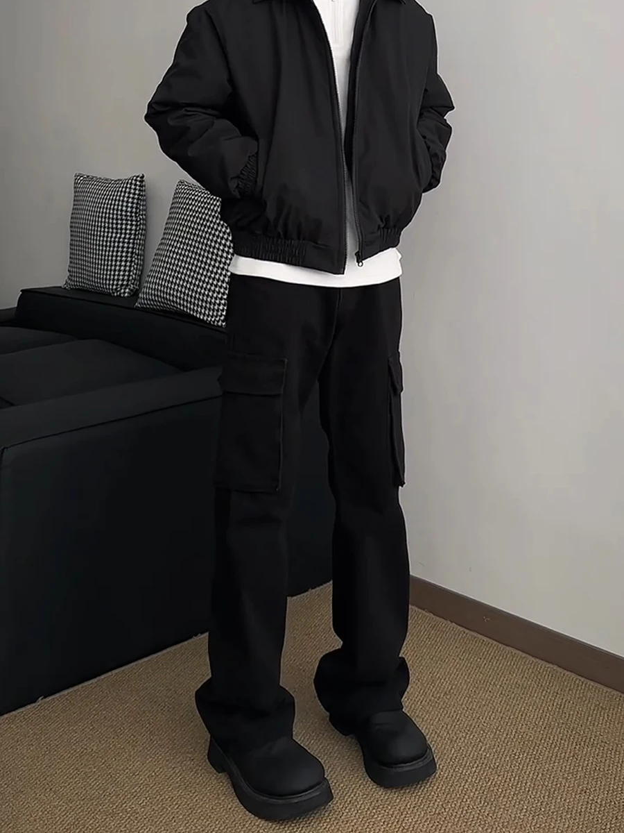 

Мужские джинсы Bla Workwear: прямые, зауженные, с эффектом похудения, осенне-зимние, с множеством карманов, Cleanfit, расклешенные