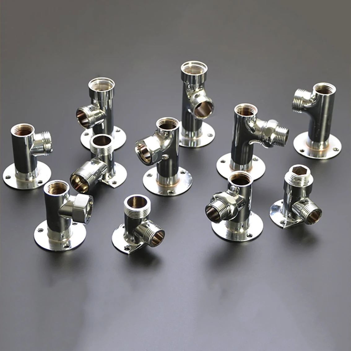 Adattatore per rubinetto Base fissa 1/2 "3/4" connettore per rubinetto dell'acqua Splitter doccia Sprinkler staffa fissa per accessori per il bagno della cucina