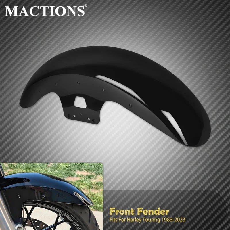 For Harley Touring 19 Front Wrap Fender Mudguard Compatible With Road King Electra Glide Street Glide FLHR FLHT FLHX 2014 2023