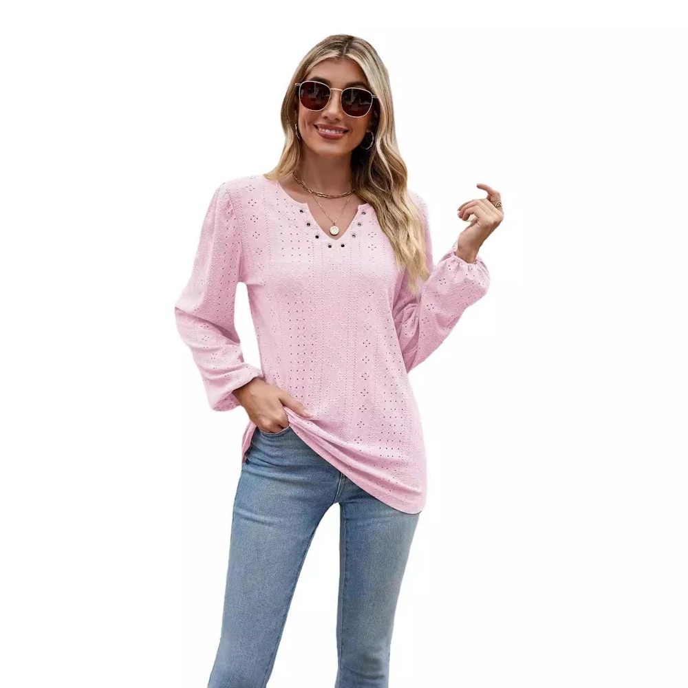 Red Pink White Black Cheap Women's Clothes Polo Shirts Women Stich Casual Tops Plus Size Elegant Blouses For Lady Super Offers