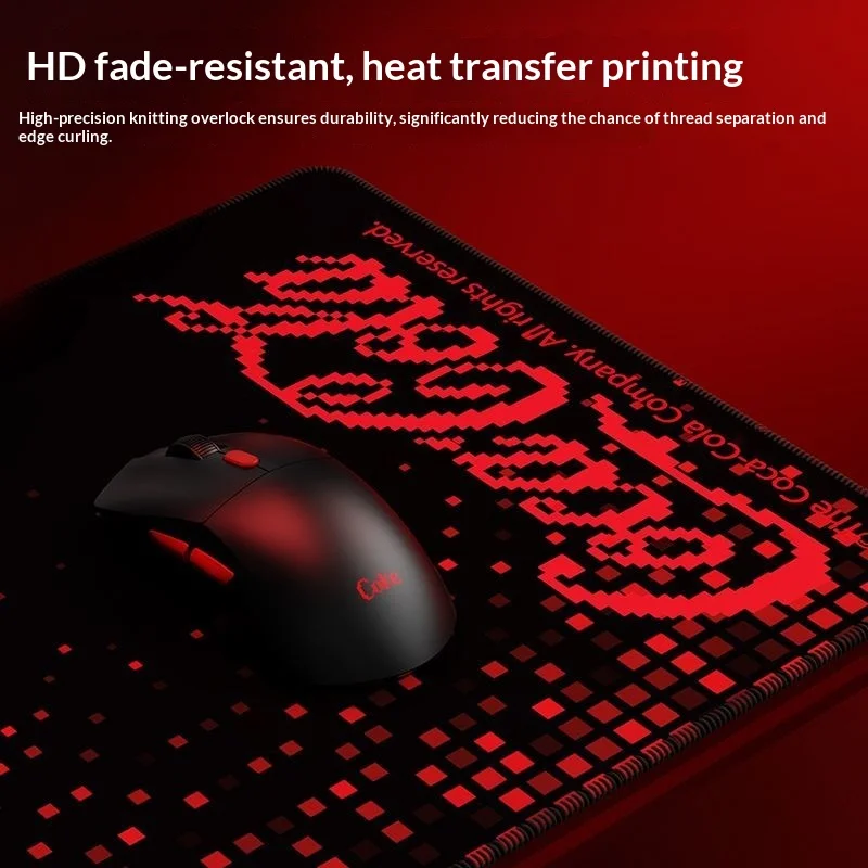 Coca-Cola Collaboration Gaming Mouse Pad Large Desk Mat Smooth FPS Gaming Mouse Pad Fine Woven Surface
