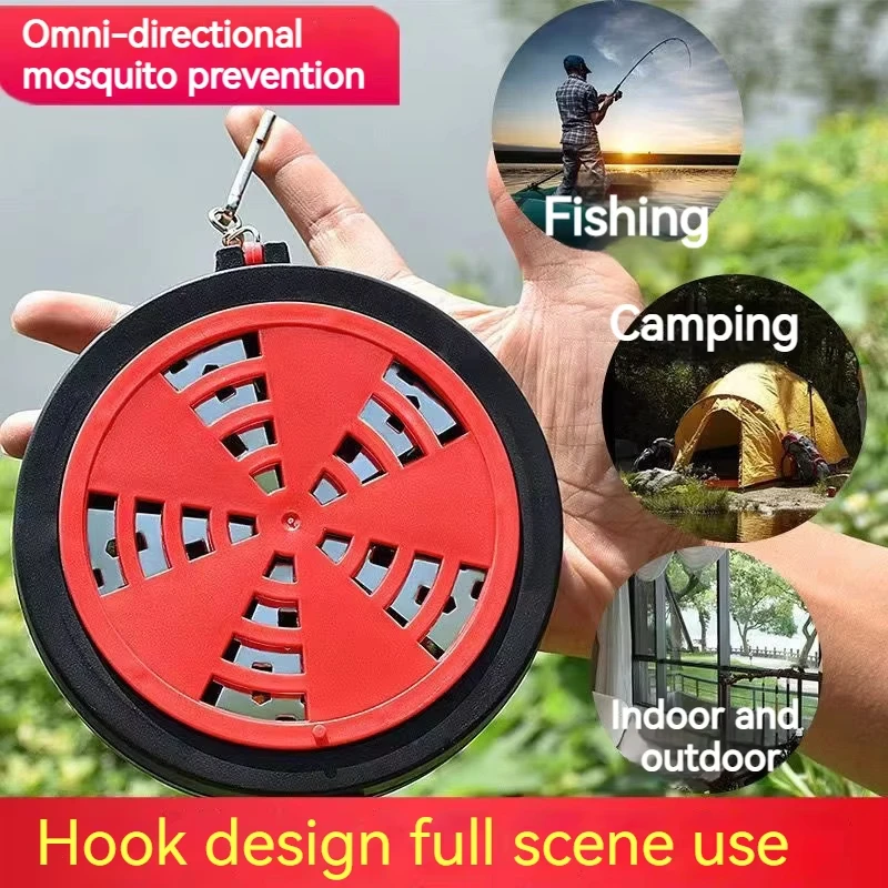 

Outdoor Mosquito Incense Disc Portable Hangable Indoor Mosquito Incense Box Summer Fishing Mosquito Repellent Fire Prevention