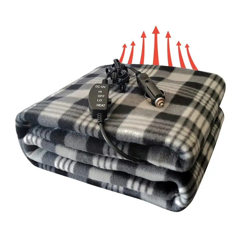 Автомобильное одеяло с подогревом 12 В. Умное автоматическое электрическое одеяло с контролем температуры, многофункциональное моющееся одеяло с подогревом для автомобиля, грузовика